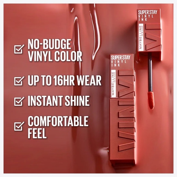 Maybelline SuperStay Vinyl Ink Liquid Lipstick, 135 Fearless - Picture 5 of 7
